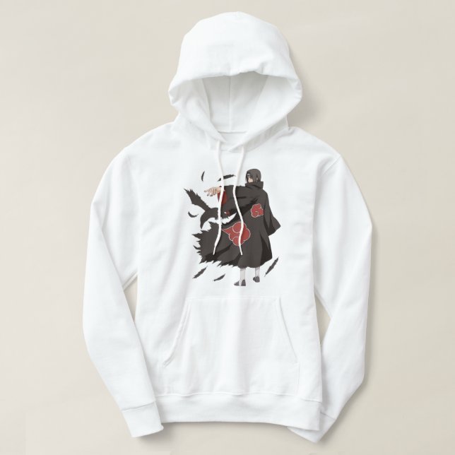 Itachi Uchiha Sharingan Moletom – Espírito Ninja D (Frente do Design)