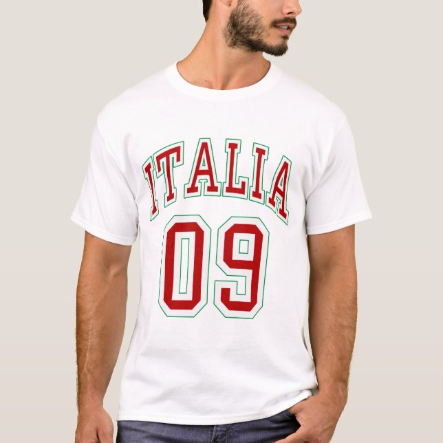 Italia camisa de 09 t (Frente)