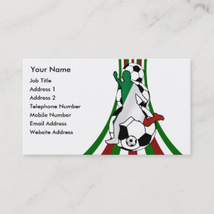 italia, cartões de visitas do treinador do futebol