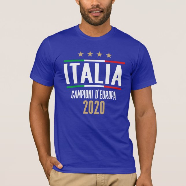 Italia Champions of Europe T-Shirt (Frente)