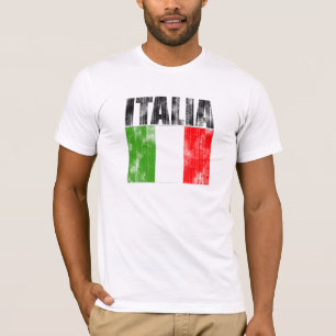 Italia desvaneceu-se t-shirt do estilo