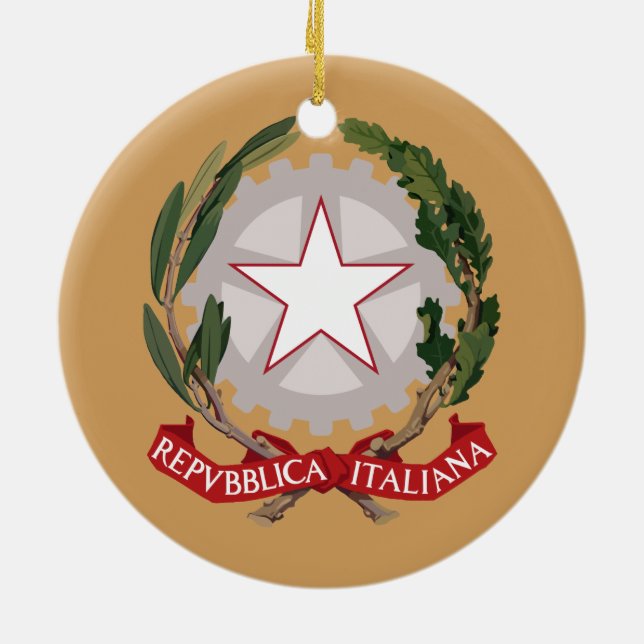 Italia - enfeites de natal cerâmicos (Traseira)