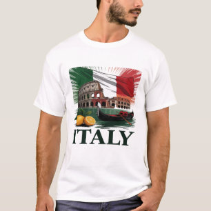 Itália Landmark Passion T-Shirt Design