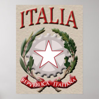 Italia Poster Impressão