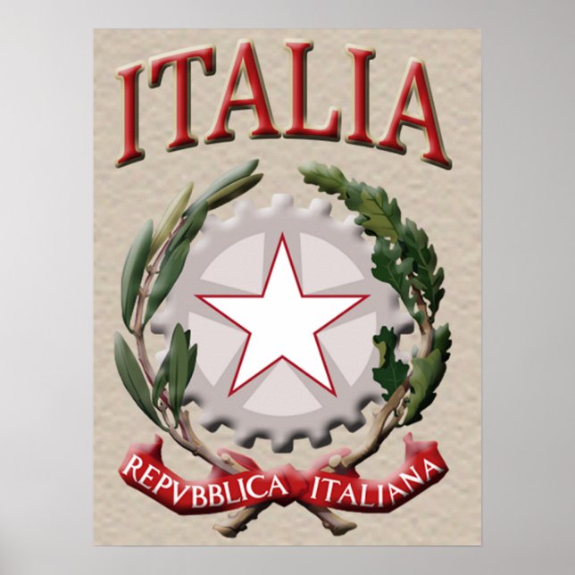 Italia Poster Impressão (Frente)