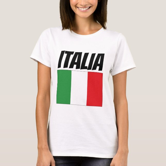 ITÁLIA T-shirts italianas (Frente)