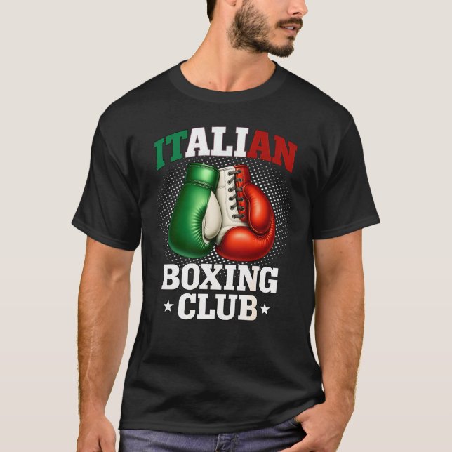 Italian Boxing Club (Campione)  T-Shirt (Frente)
