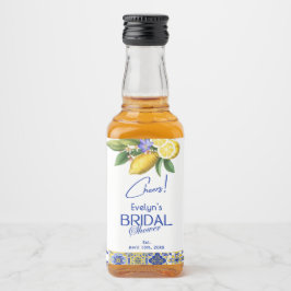 Italian Mosaic Blue Tile & Lemons Bridal Shower