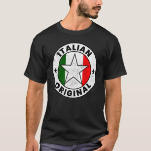 italiano Camisas originais Itália Bandeira Camisas