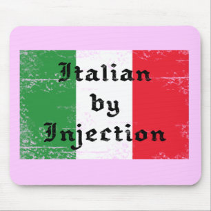 Italiano engraçado por injecção Mousepad
