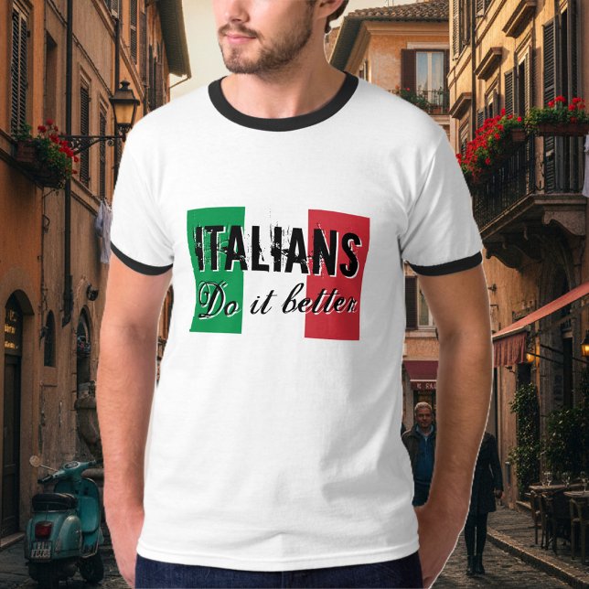 Italianos melhora camisetas (Italian t shirt)
