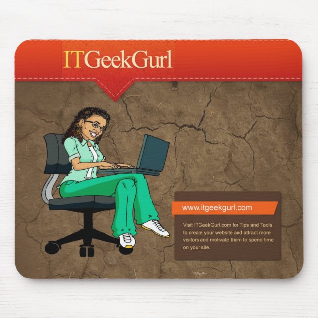 ITGeekGurl Mousepad (Frente)