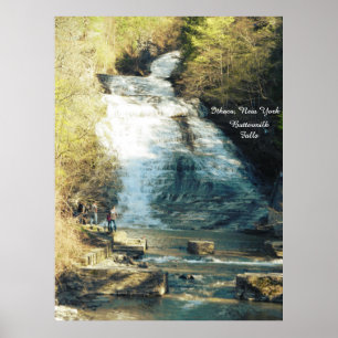 ITHACA NEW YORK BUTTERMILLS FALLS poster
