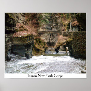 ITHACA NEW YORK GORGE Poster