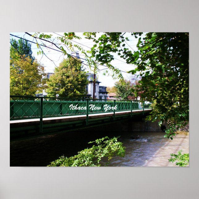 ITHACA NEW YORK poster (Frente)