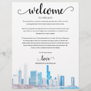 Itinerário de Boas-vindas ao Casamento no inverno