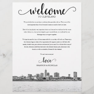 Itinerário de Boas-vindas do Weekend do Casamento 