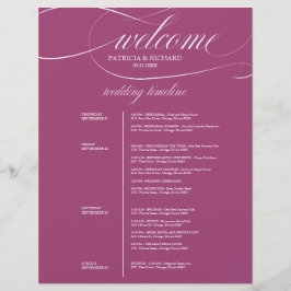 Itinerário de Casamento Chic Purple Cassis 4 Dias
