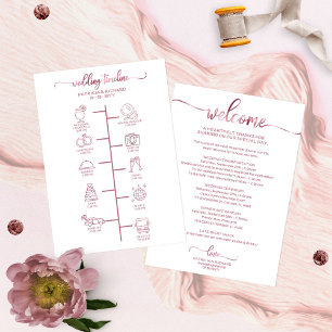 Itinerário de Casamento Coquetel - Ícone de Boas-V