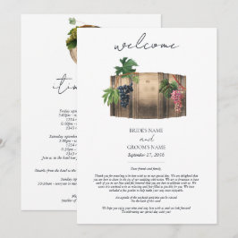 Itinerário de Casamento em Vinícola com Barril de 