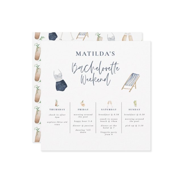 Itinerário de fim de semana de despedida de soltei (Frente/Verso In Situ)