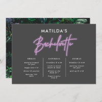 itinerário de solteiros de neon na moda moderno