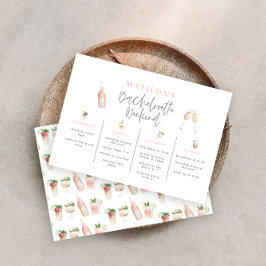 Itinerário do fim de semana das bebidas aquáticas