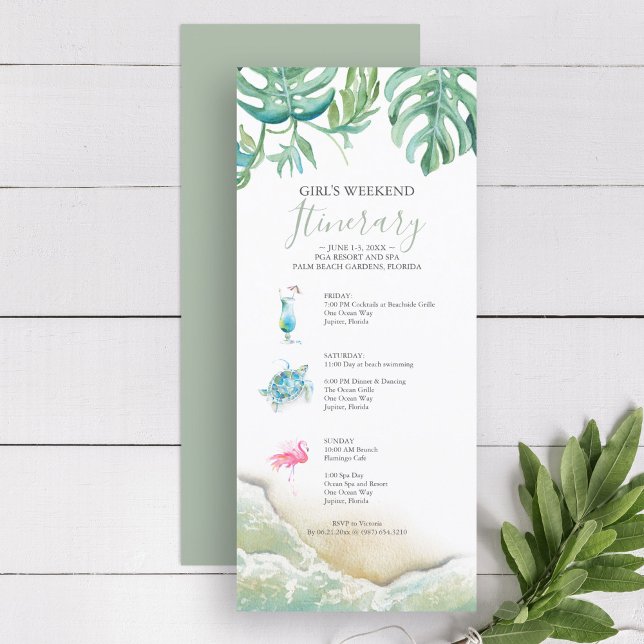 Itinerário do Fim de Semana de Casamento da Flórid (Criador carregado)