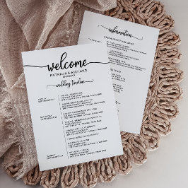 Itinerário do Fim de Semana do Casamento Cronologi