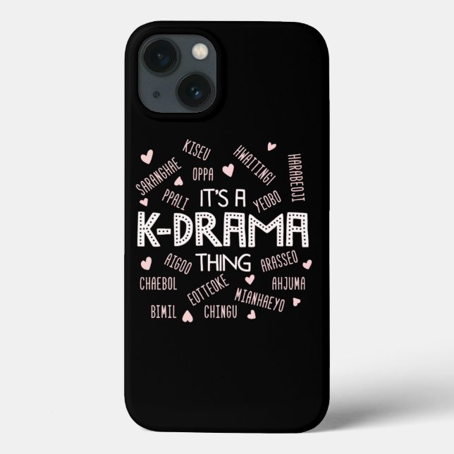 ItS A KDrama Thing Korean Words Tee (Verso)