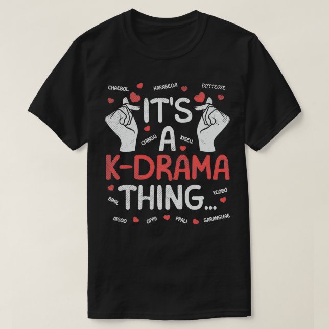 It's A KDrama Thing Pullover  (Frente do Design)