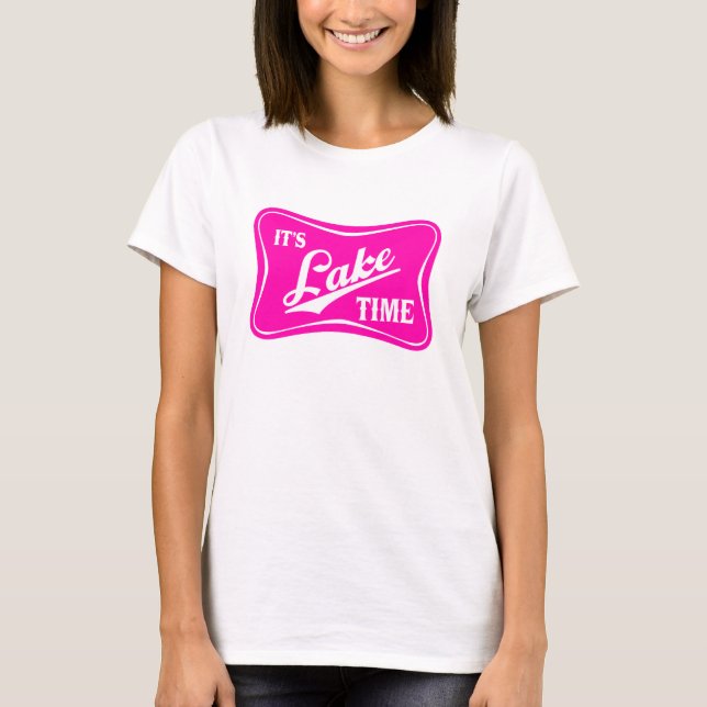 It's River Time T-Shirt – Retro Summer Float Trip  (Frente)