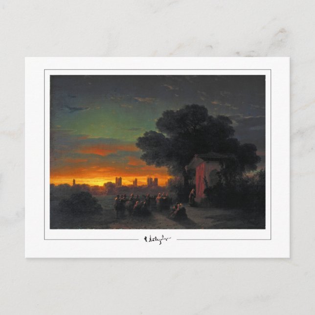 Ivan Aivazovsky #334 - Cartão Postal de Arte Refin (Frente)