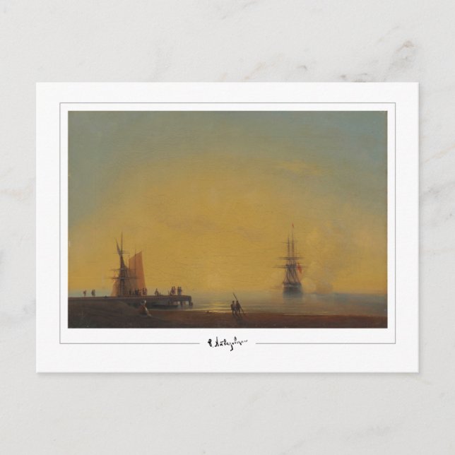Ivan Aivazovsky #570 - Cartão Postal de Arte Fina (Frente)