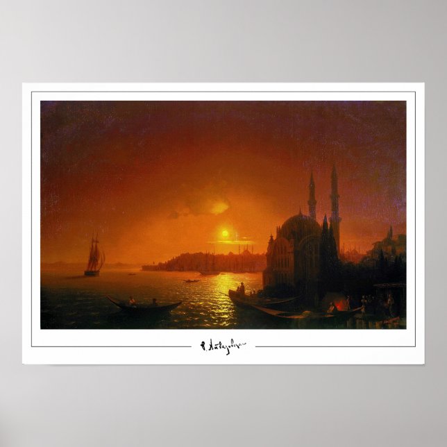 Ivan Aivazovsky Zedign Art Poster #321 (Frente)