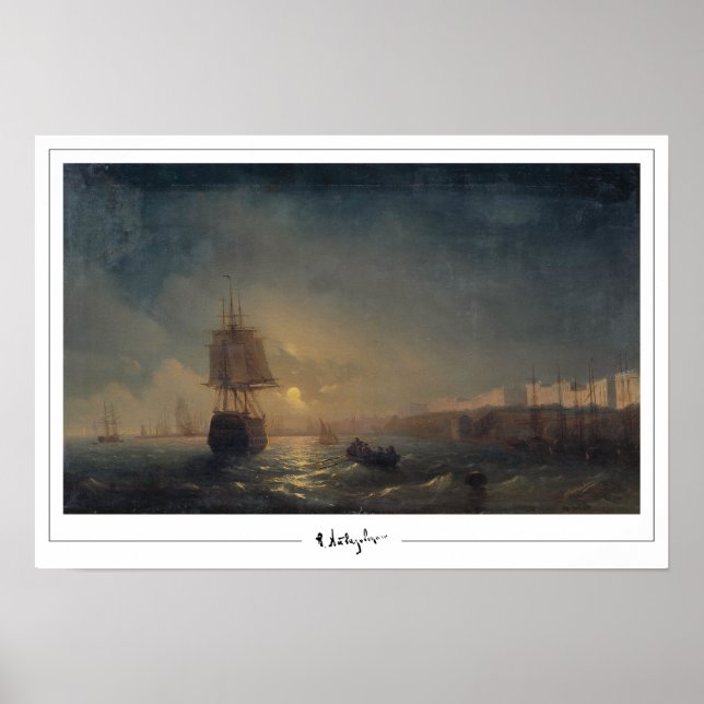 Ivan Aivazovsky Zedign Art Poster #559 (Frente)