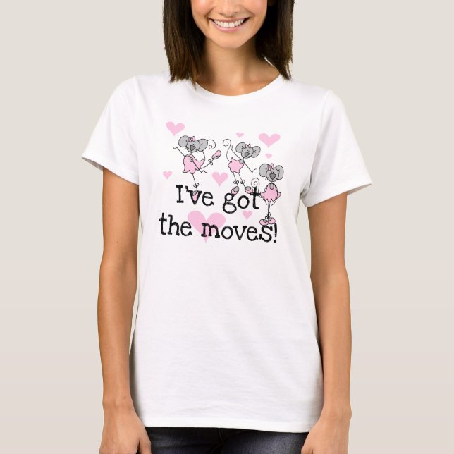 I've obteve os t-shirt e os presentes da bailarina (Frente)