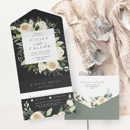 Ivory Bloom | Casamento de Mola Floral de Aquarela