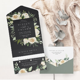 Ivory Bloom | Casamento de Mola Floral de Aquarela
