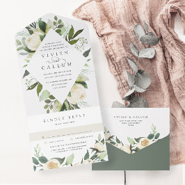 Ivory Bloom | Casamento de Mola Floral de Aquarela