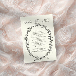 Ivory com cartão de cerimônia russa