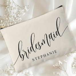Ivory Cream Bridesmaid Calliografia Moderna