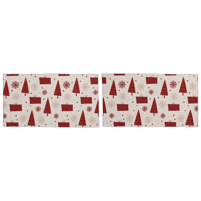 Ivory e Red Pillowcase (Traseira-Conjunto)