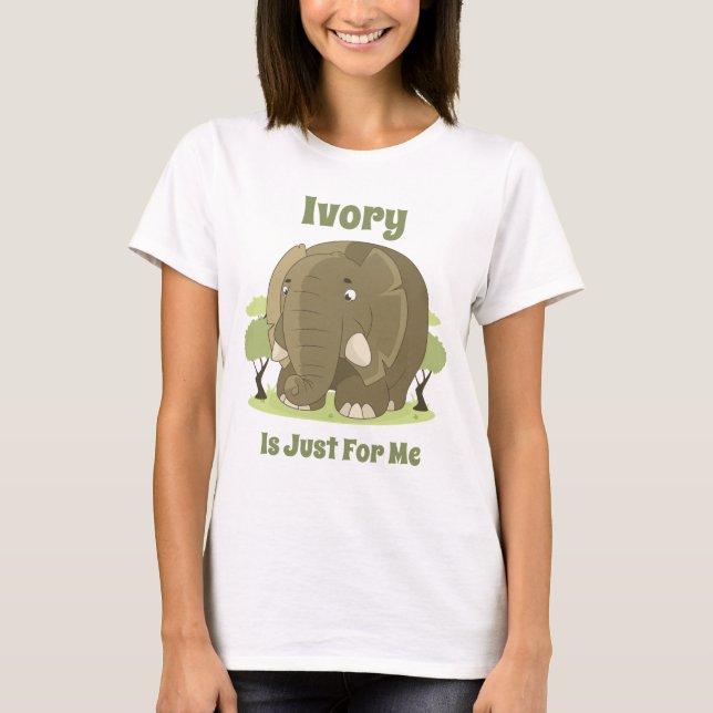 Ivory é só para mim, camiseta (Frente)