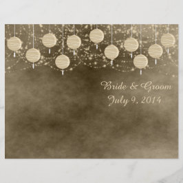 Ivory Lanterns Dobrou o Programa de Casamento