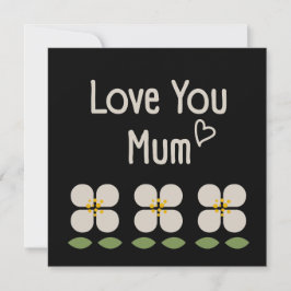 IVORY VINES - Cartão de Convite Floral para Dias d