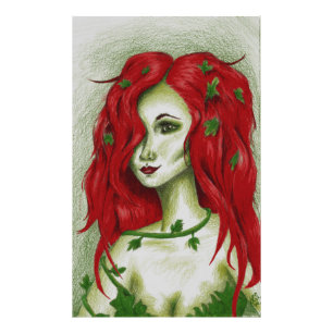 Ivy Nymph Fantasia Original Arte Foto Impressão Ca