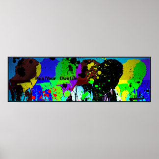 IZZY O ARTISTA - Pinte seu próprio Poster de vida