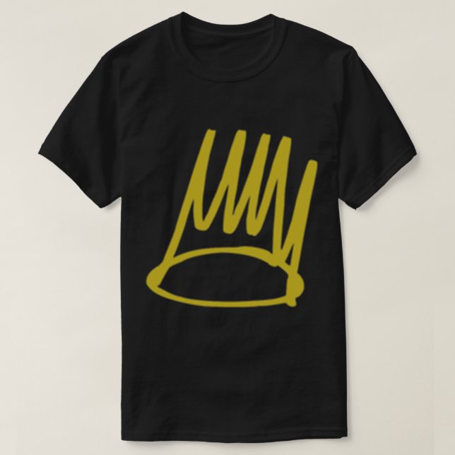 J. Cole - Camiseta Clássica da Coroa Nascer Sinner (Frente do Design)