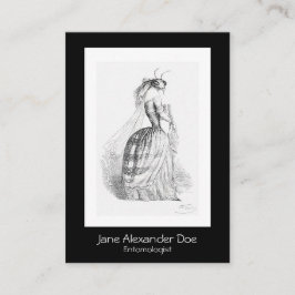 J Grandville Entomologista Cartão de visita